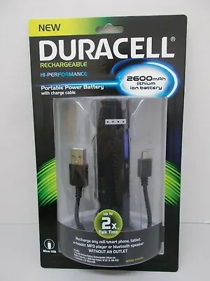 Duracell Rechargable Portable Power Battery With Micro USB Charge Cable  • $16