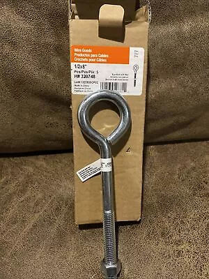 Hardware Essentials ZINC EYE BOLT WITH HEX NUT 1/2x8” Wire Goods • $10