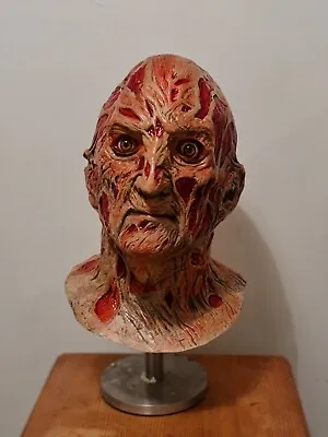 1:1 Freddy Krueger Bust (Part 4) - Overhauled Trick Or Treat Studios Mask. • $273.92