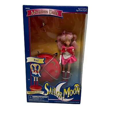 Vintage 1997 Sailor Moon Rini Adventure Dolls 6” With Stand Irwin Toy NRFB • $158.39