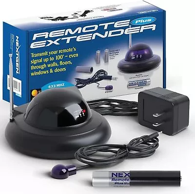 Nextgen IR Repeater Extender For TV Remote & Streaming - Up To 100 Ft Range • $11.99