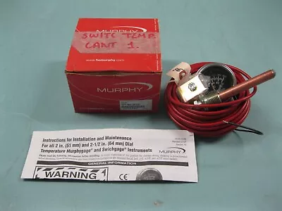 Murphy 20T-160-30-1/2 Swichgage 32-160° F Temperature Gauge NEW L6 • $100