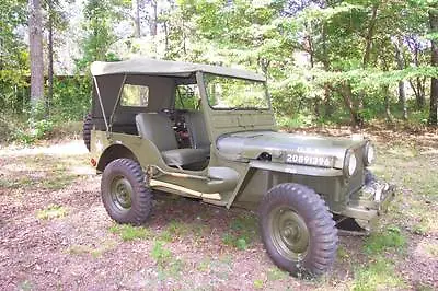 Willys Jeep M38/M38A1 Front Seat Cover Set (4 Pc) W/ Installation Hardware • $225