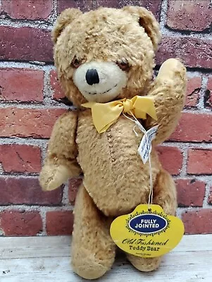 1950’s Jointed Old Fashioned Teddy Bear Knickerbocker Made In Japan RARE W/ Tag • $50