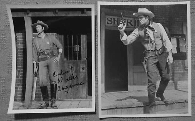 $19.99 • Buy Clint Walker Autographed 8x10 Photo+8x10 Unsigned Photo/cheyenne
