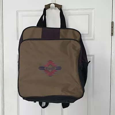 Marker Ski Boot Gear Bag Backpack W/ Straps Tan/Gold Purple Black • $36
