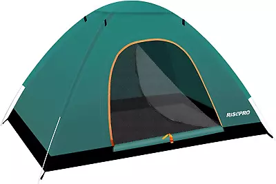 RISEPRO Instant Automatic Pop Up Tent 2 Person Lightweight Tent Waterproof • £24.95