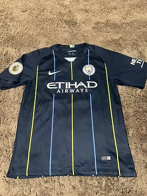 Manchester City Soccer Jersey Size: L Leroy Sane #19 • $40