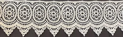 2&1/2  Ivory Venice Venise Lace Fabric Bridal Trim 15 Yards • $44.99