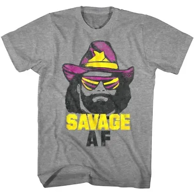 OFFICIAL Macho Man Randy Savage AF Hat Men's T-shirt Wrestling • $27.99