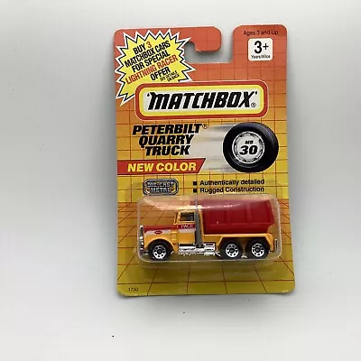 Vintage Matchbox Peterbilt Quarry Truck Sealed Mb30 • $5.87