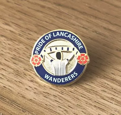 Pride Of Lancashire Bolton Wanderers Football Enamel Pin Badge • £3