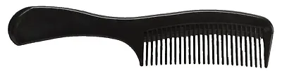 Beauty Kosmetika - Plastic Hair Rake Comb With Handle Salon Detangler - Black • £2.59