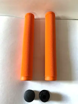 SALE: VELO Bicycle Grips 175mm Kraton Rubber Orange Track Fixie Bikes • $12.99