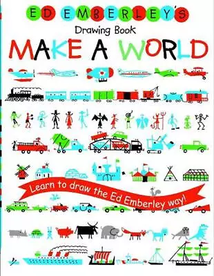 Ed Emberley's Drawing Book: Make A World By Ed Emberley (English) Paperback Book • $12.82