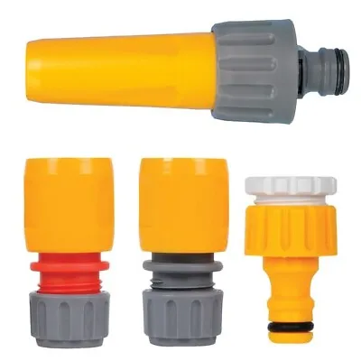 Hose Pipe Nozzles Set Tap Fitting Connector Adaptor Hose Pipe - FREE 24HR POST • £4.99