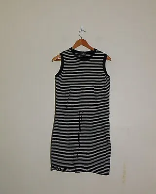 Polo Jeans Co By Ralph Lauren Apparel Striped Dress Drawstring Pockets Size M • $21.12