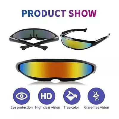 Lens Bike Eyewear Cyclops Visor Sunglasses Laser Eyeglasses Motorcycle Glasses • $7.69