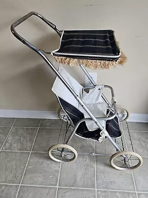 Vintage Wear Ever Baby Carriage Folding Baby Stroller Baby Dolls RARE  • $99.99