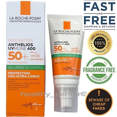 La Roche Posay ANTHELIOS UVMUNE 400 Oil Control Dry Touch Gel-Cream SPF50+ 50ml • $24.99