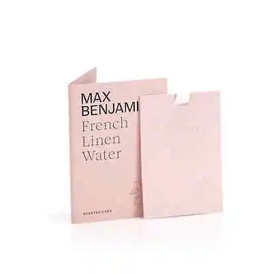 Max Benjamin Linen Water Luxury Scented Card Home Fragrances Aroma Air Freshener • $9.78