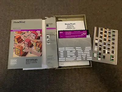 Vintage IBM Homeworld Manual / 5.25  Low Density Floppy Disk • $49.95