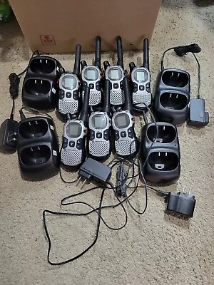 Large Lot Of Motorola MJ270R Two-Way Radio With Motorola CH610D1 Chargers • $99.99