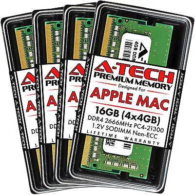 16GB Kit 4 X 4GB DDR4 2666 2667 Mac Memory RAM For APPLE IMac Late 2020 A2115 5K • $79.96