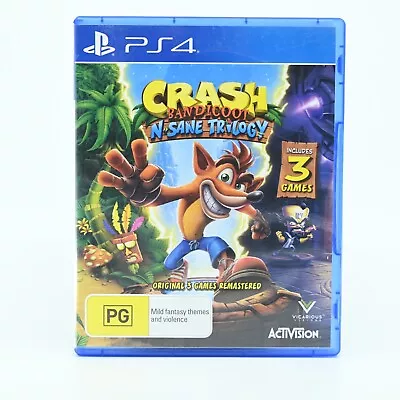 Crash Bandicoot: N.Sane Trilogy - Sony Playstation 4 / PS4 Game - FREE POST! • $29.99