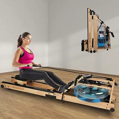 $369.99 • Buy  Koreyosh Foldable Water Rowing Machine Cardio Exercise Rower Resistance Monitor