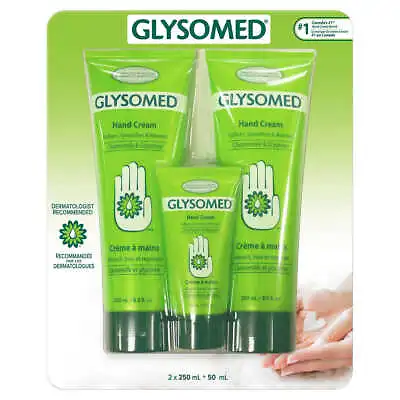 ✅Glysomed Hand Cream Combo 2 X Large Tube 8.5 Fl Oz + 1 X Purse Size 1.7 Fl Oz✅✅ • $23.95