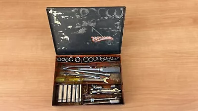 Vintage Williams Tools Socket Set  1/4 Drive With Metal Box Made In USA • $160