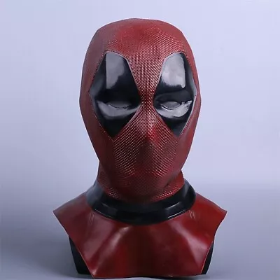 2018 Deadpool 2 Mask Cosplay Superhero X-Men Latex Helmet Halloween Mask Props • $32.45