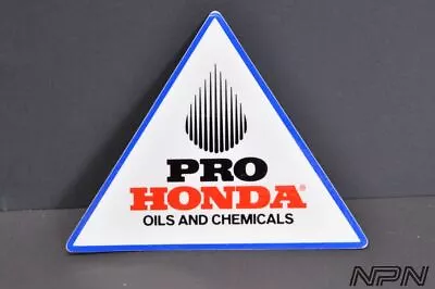 Vintage NOS Pro Honda Motorcycle Oils And Chemicals Decal Sticker • $17.31