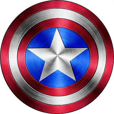 $23.42 • Buy Captain America Shield Logo Comic Superhero Vinyl Decal Sticker 