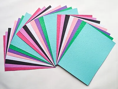 24 X A4 Kanban Embossed Card (280gsm ) - 3 Design Variety Pack - 20p Each (366) • £4.80