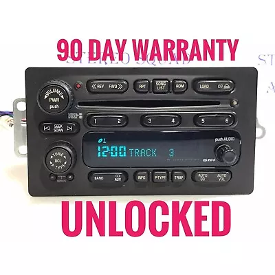 (READ) UNLOCKED 04 Trailblazer RDS Stereo 10357886 Radio 6 Disc Player  GM1022D • $225