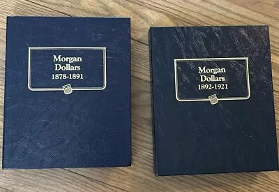 Morgan Silver Dollar Collection - 2 Whitman Books 16 Coins .9 Fine Silver • $749
