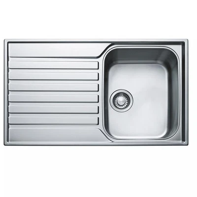 Franke Ascona ASX611-86 1.0 Bowl Stainless Steel Inset Reversible Kitchen Sink • £119.99