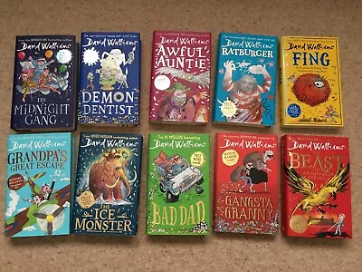 David Walliams Collection 10x Books Hardcover Like New Condition Great Value! • £20