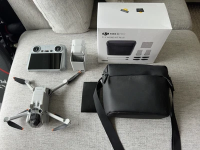 $756 • Buy DJI Mini 3 Pro W Fly More Kit Plus (with RC Remote)