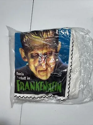 Vintage 1997 Frankenstein USPS Stamp Horror Movie 90s Retro Shirt Youth L/Xl • $20