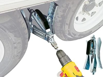 $59.11 • Buy Camper Wheel Chock Rotatable X Shaped Heavy Duty Stabilizer For Rv Trailer Dril