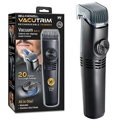 $56.63 • Buy Bell+Howell Vacutrim Professional Vacuum Hair Trimmer With Powerful Suction 