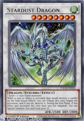£3.19 • Buy TOCH-EN050 Stardust Dragon Rare 1st Edition Mint YuGiOh Card