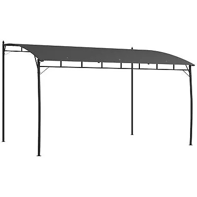 Outsunny 3 X 4m Metal Pergola Outdoor Gazebo UV-Resistant Sun Shade Shelter • £199.99