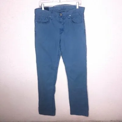 J Brand Mens Pants Blue Straight Leg Cargo Jeans 100% Cotton Casual Size 32 • $20