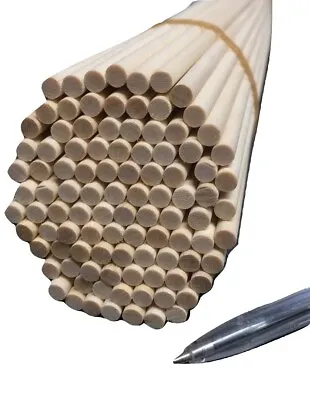 Trustleaf 6mm X 300mm Birch Hardwood Wooden Craft Sticks */ Quality Dowel • £5.18