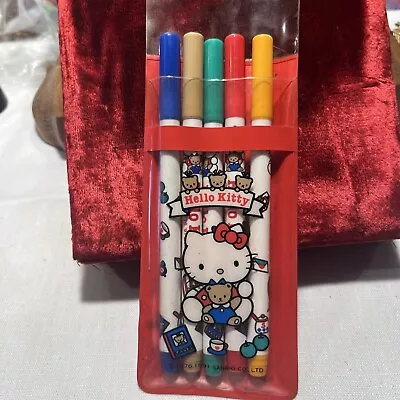 Vintage Hello Kitty 5 Markers Sanrio • $10