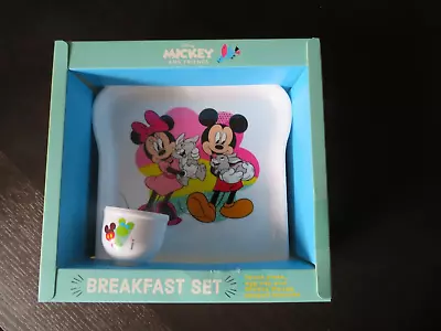 Disney Mickey And Friendsbreakfast Set. Plate And Egg Cup • £4